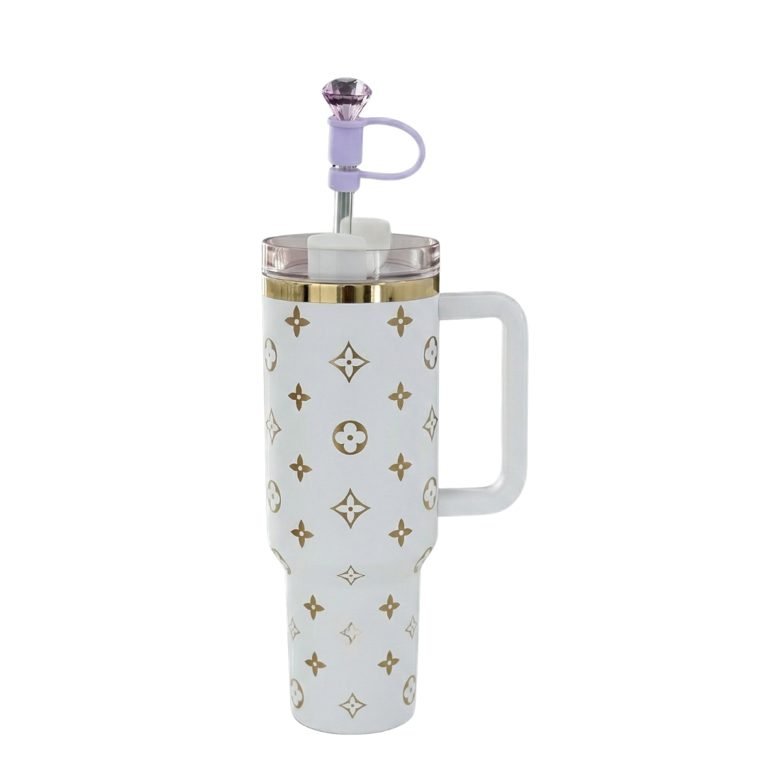 Luxus - Tumbler (1,2 l) – Weiß